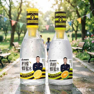 饮料 夏季 猩猩暴走柠檬青柑蜂蜜水350ml台球室蜂蜜果汁分离式 瓶装