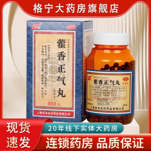 [上龙]藿香正气丸(浓缩丸)480丸*1瓶/盒