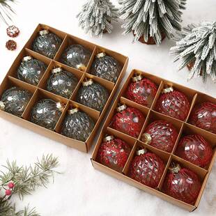 1box Christmas Balls Christmas Tree Ornaments Ball Xmas Hang