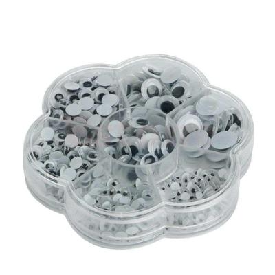 f85 1 box round wiggly wobbly googly eyes scring craft
