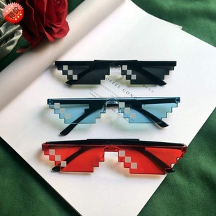 社会人眼睛镜马赛克图片素材