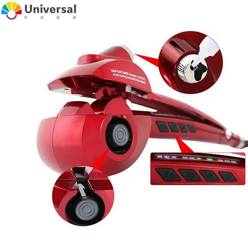 液晶喷雾全自动卷发器 陶瓷梨花烫发器 防烫不伤发美发卷发棒直销