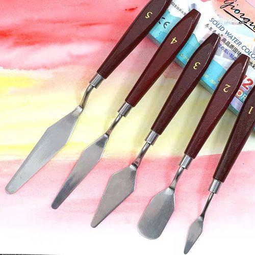 包邮5件水粉出口型颜料油画刀