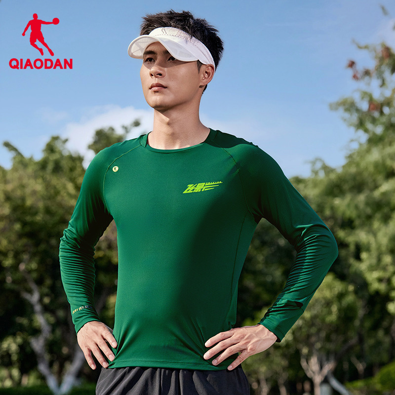 乔丹飞影速干长袖套头运动跑步t