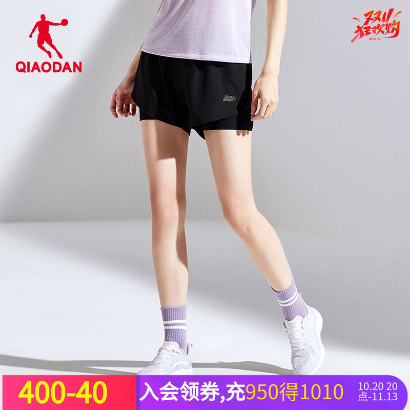 乔丹运动短裤女2026夏季新款速干防走光女士裤子梭织跑步裤健身裤