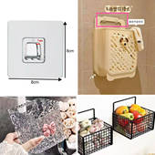 脏衣篮贴片长款 黏贴配件贴片免打孔双层纸巾盒贴片链接收集盒贴片