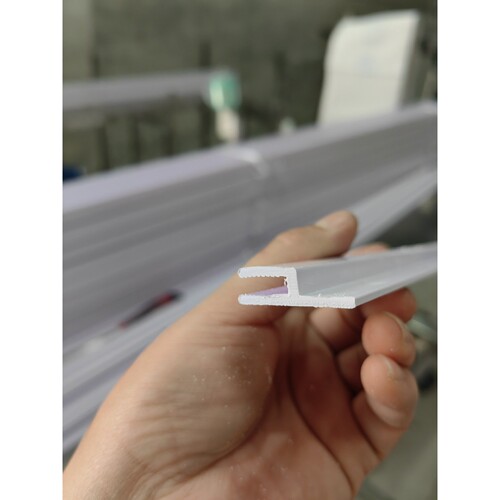 软膜天花吊顶卡布灯箱h型f型卡槽嵌入式PVC型材弯圆形弧形天花