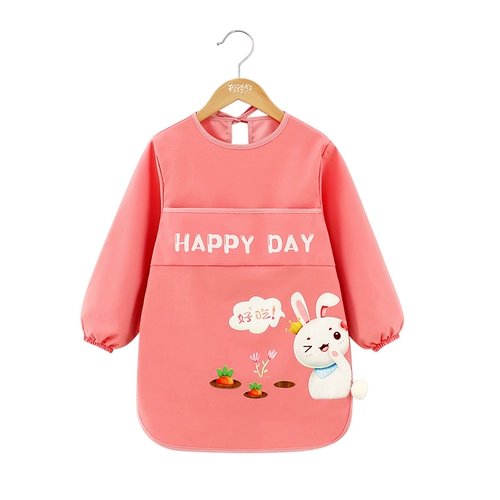 Трехмерный детский лонгслив для детского сада, художественный водонепроницаемый фартук, 3D, делается под заказ, анти-грязь