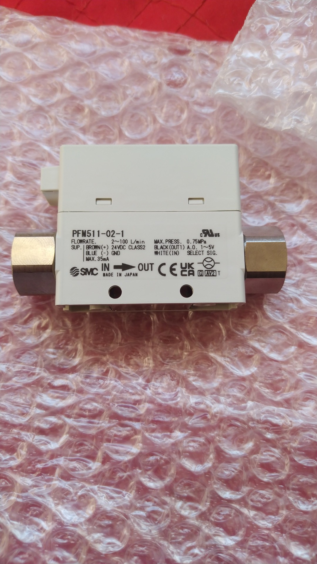 PFM511-02-1日本SMC数字式流量开关流量计全新原包装原装现货