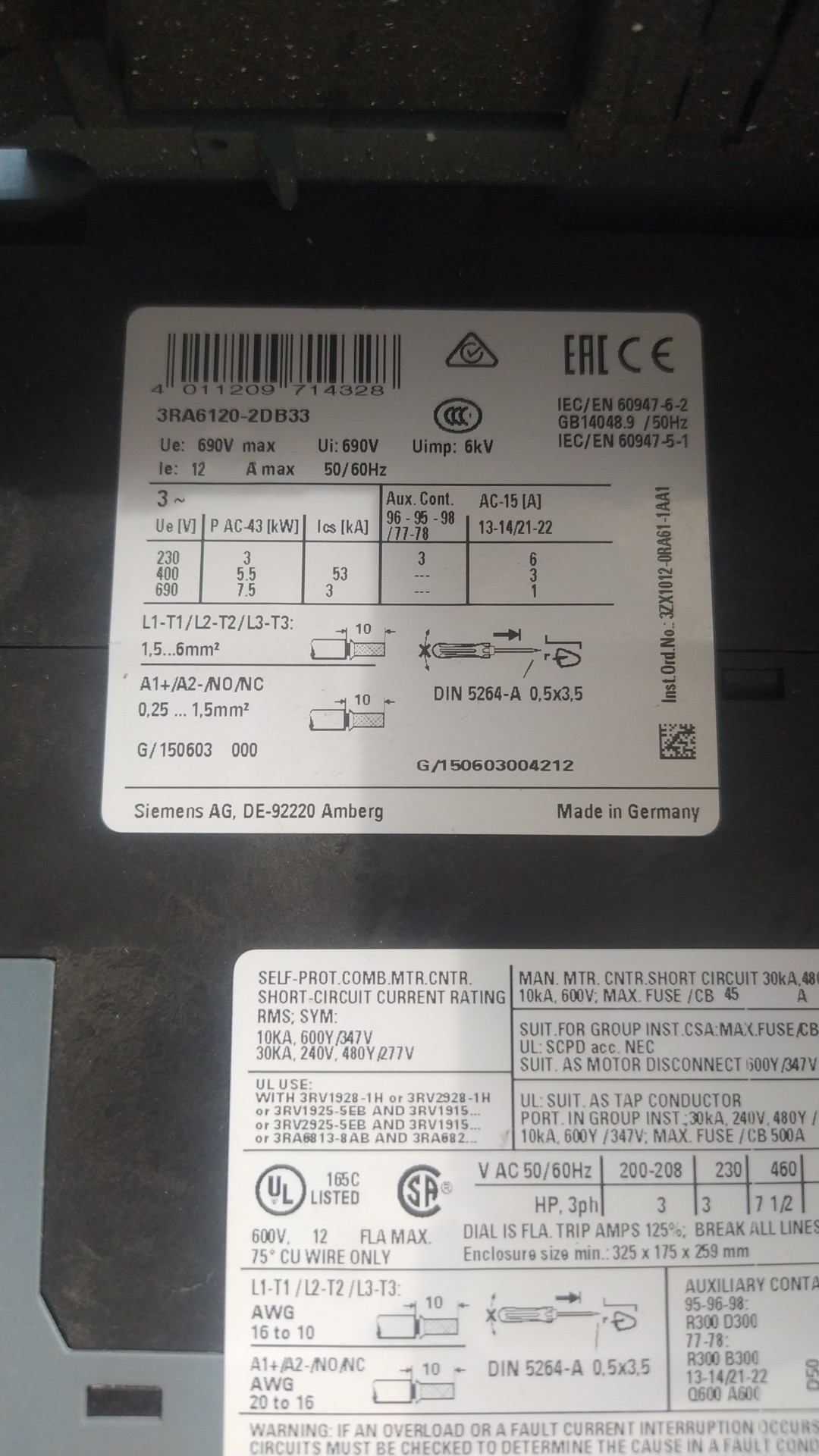 3RA6120-2AB33/3RA6120-2DB33/3RA6823-0AC/3RA6870-3AC现货
