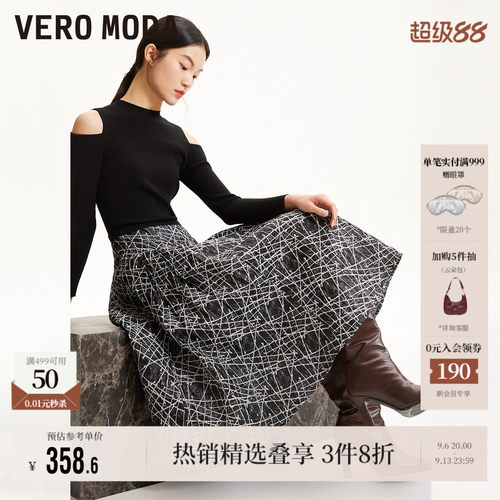 VeroModa优雅通勤连衣裙流行