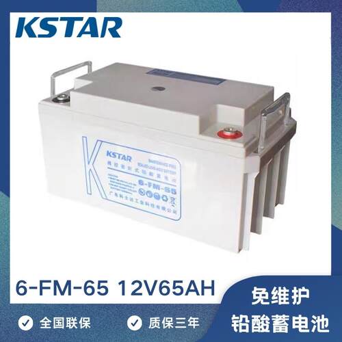 科士达12V65AH免维护铅酸蓄电池