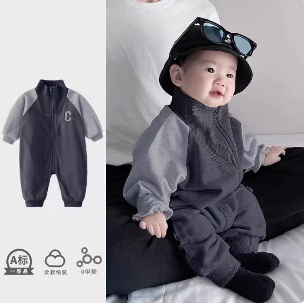 炫彩语童否拉链长爬秋冬