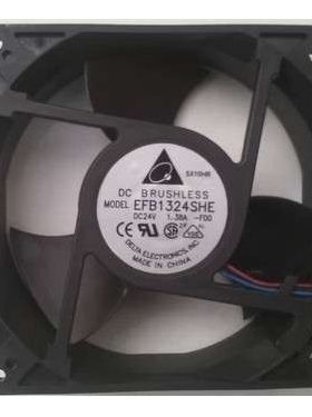原装台达 EFB1324SHE 24V 1.38A 12738散热风扇工业轴流风扇