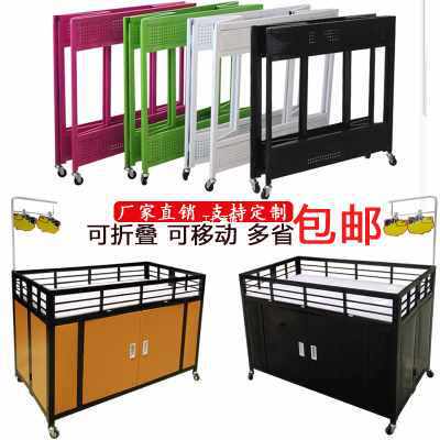 超市车台展示架折叠移动花车货架车甩货车超市台