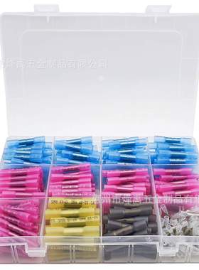 340pcs热缩端子 接线端子中间中接管端子套装