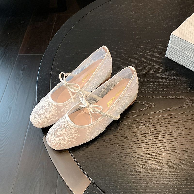 玛丽羊皮内妈同款珍蝴蝶结女蕾丝