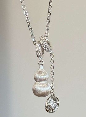 葫芦高级复古轻奢链锁骨百搭流苏