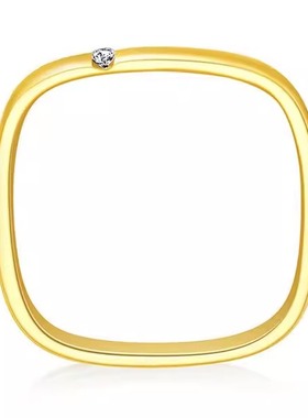 黄金通体戒指钻戒女钛钢戒指掉色