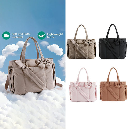 Down and cotton jacket crossbody bag, hiking and cycling bag