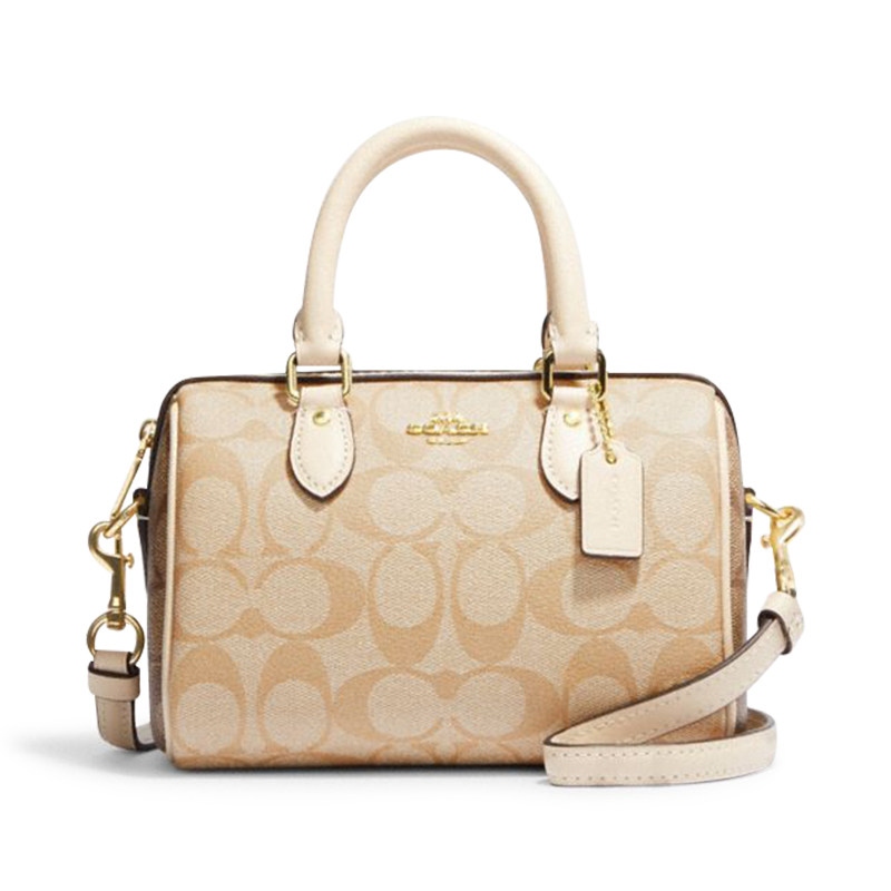 COACH蔻驰新款迷你波士顿水桶包女款单肩斜挎CH160IMOT4