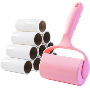 粘毛卷纸可撕式粘尘纸替换卷10cm粘毛器16cm粘尘纸19cm沾毛滚刷纸