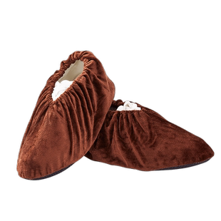 绒布鞋套家用可洗反复使用加厚布料防滑耐磨室内脚套学生机房儿童