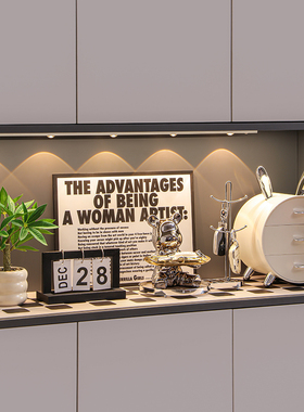 入户玄关装饰摆件家居进门口鞋柜钥匙收纳客厅电视酒柜高颜值软装