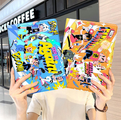 香肠派对ipad10保护套pro2024款11寸苹果air6平板mini5壳3迷你4适用1三折2带笔槽2018十7第9代8九2020周边男