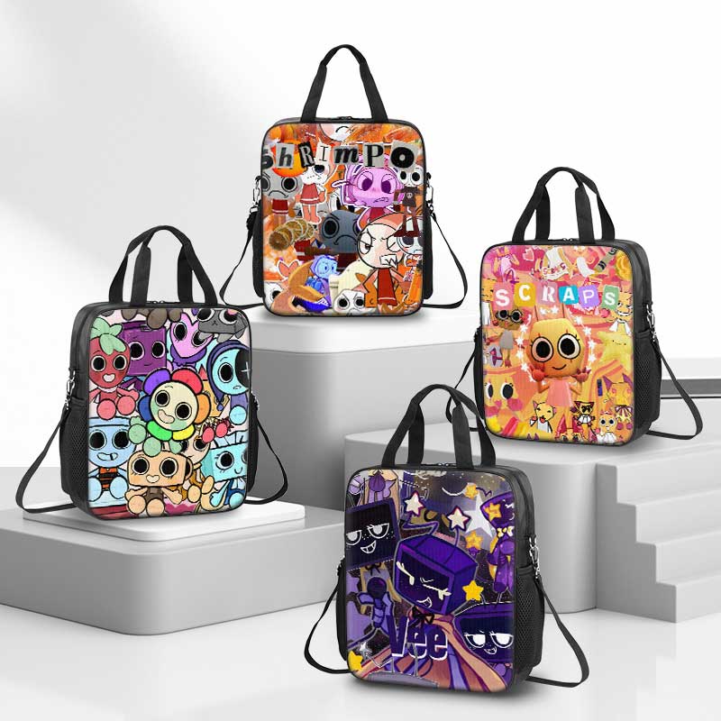 Dandysworld丹迪的世界补习袋男孩小学生作业手提袋女学生拎书袋初中生补课包轻便帆布包儿童美术袋手提包女