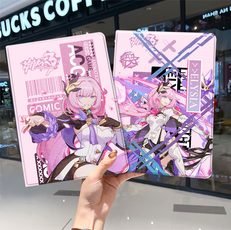 崩坏3三ipad10保护套pro2024款11寸5苹果air6平板mini7壳4迷你3适用2三折1带笔槽2018九8第9代2020爱莉希雅七