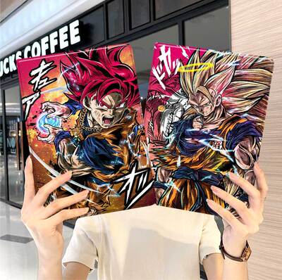 潮牌七龙珠ipad10保护套pro2024款11寸5苹果air7平板mini6壳4迷你3适用2三折2020带笔槽8第9代2021男女生2018