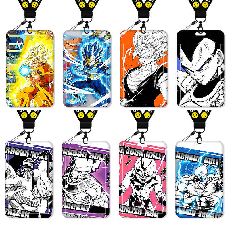 动漫龙珠悟空卡套饭卡校园卡身份证保护套公交卡学生水卡证件小卡片套工作证工牌证件套校牌挂绳二次元高颜值
