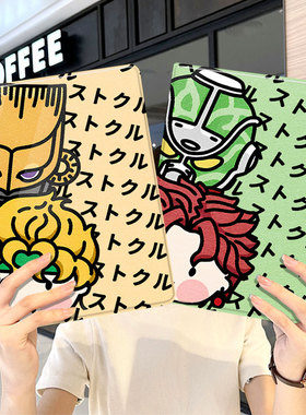 jojo奇妙冒险ipad10保护套pro2024款周边苹果air6平板mini5外壳3迷你4适用1三折2带笔槽2018十7第9代8九2020