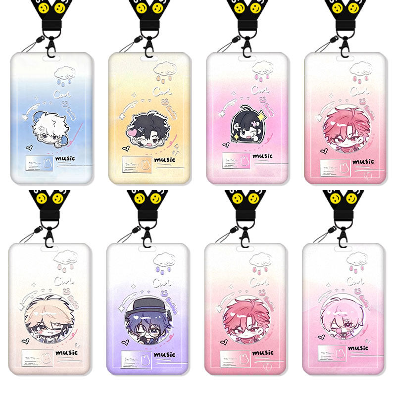 时光代理人可爱Q版卡套饭卡校园卡身份证保护套公交卡学生水卡证件小卡片套工作证工牌证件套校牌挂绳高颜值