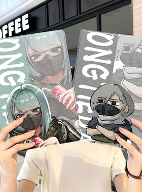 三角洲行动华为平板matepad11保护套5s壳air12游戏v8pro外壳8荣耀9m6带笔槽5小米7三折6pro适用6s红米se2024