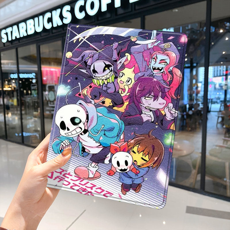 传说之下ipad10保护套pro2024款11寸5苹果air6平板mini7壳4迷你3适用2三折1带笔槽2018九8第9代2020骷髅潮牌,3C数码配件,平板电脑保护套/壳,淘宝优惠券,粉丝福利购,淘宝优惠卷