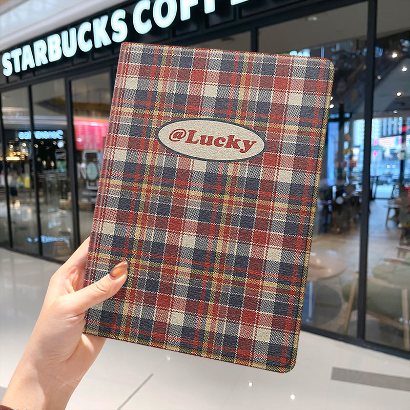 适用ins复古华为平板幸运男防摔