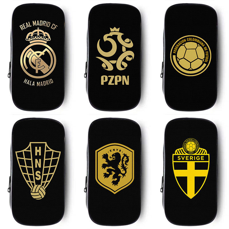 笔盒男童男孩子男孩款男生文具铅笔袋学生文具袋曼联c罗个性创意周边