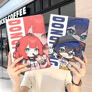 绝区零华为平板matepad11保护套5s壳air12二次元v8pro周边8荣耀9游戏m6外壳5小米7三折6pro适用7s红米kpad七