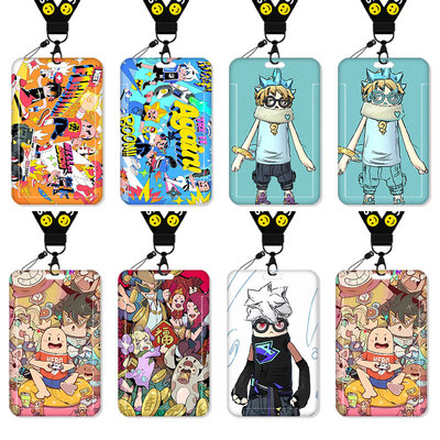 香肠派对卡套饭卡校园卡身份证保护套公交卡学生水卡证件小卡片套工作证工牌证件套校牌钥匙扣防丢带挂绳周边