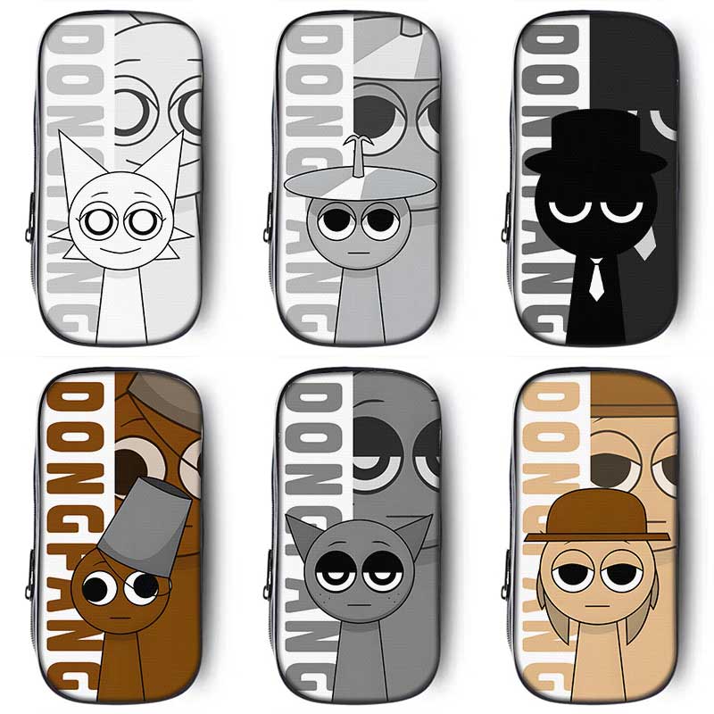 Sprunki节奏盒子笔袋小学生铅笔盒2025新款超火文具袋初中生笔盒学生文具盒儿童一年级男生男孩女生卡通周边