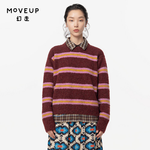 圆领 罗纹 条纹