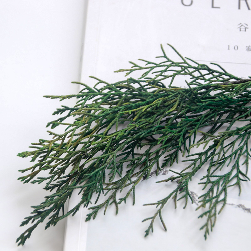 圣诞花材永生花松柏枝叶diy干花