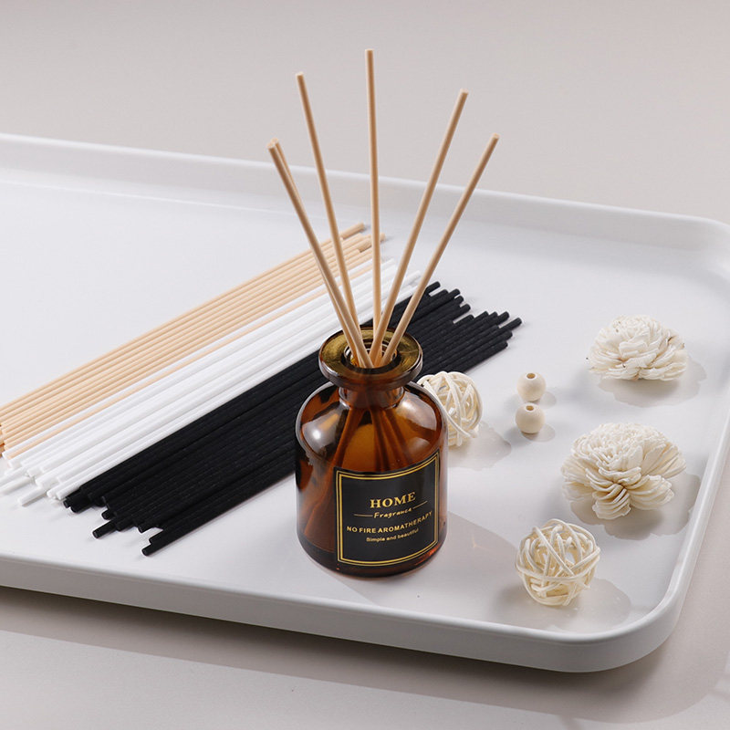 自制无火香薰瓶扩香藤条棒花露水可用挥发纤维棒香水瓶插条导香棒