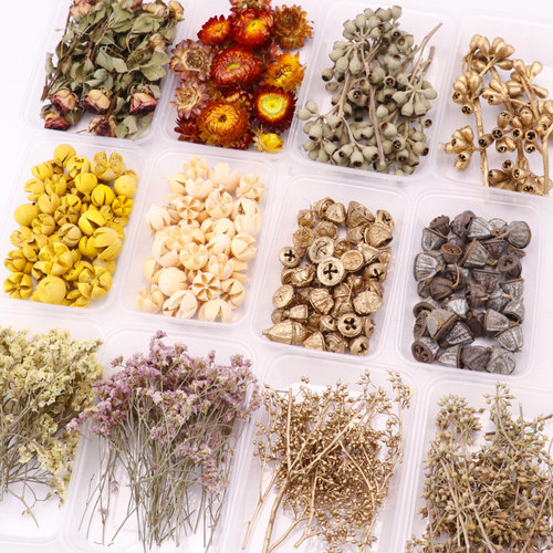DIY永生花装饰ins风干花材料盒