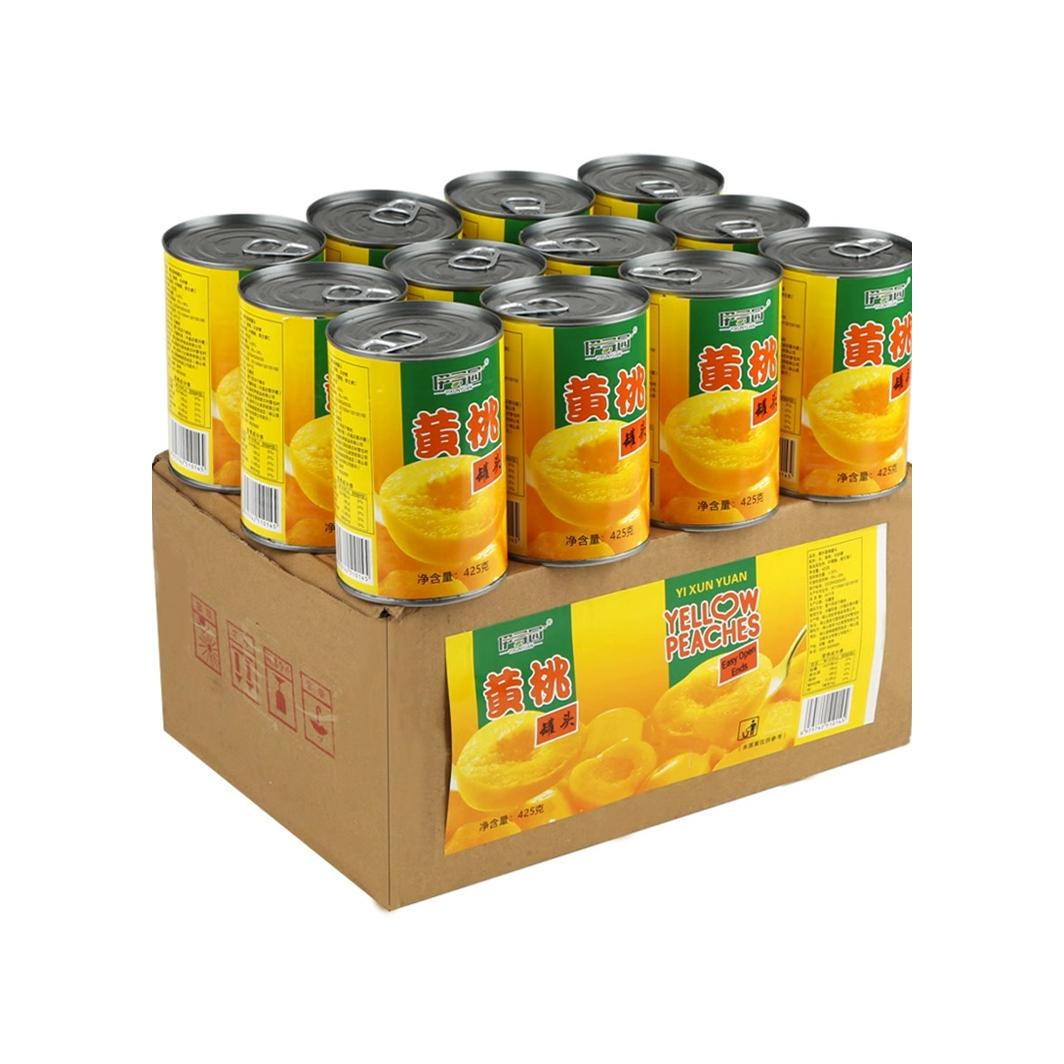 黄桃罐头整箱新鲜水果罐头