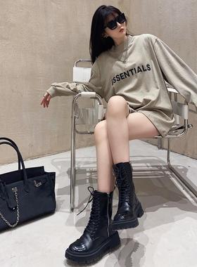 FEAR OF GOD FOG复线ESSENTIALS字母高街休闲宽松长袖T恤打底衫