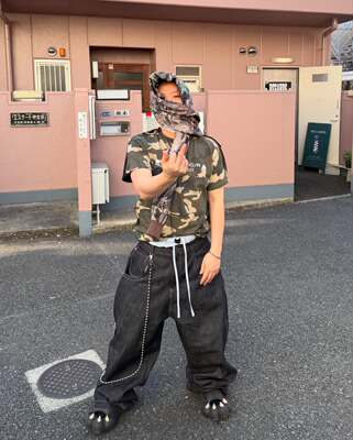 ProjectGR美式双面穿迷彩短袖