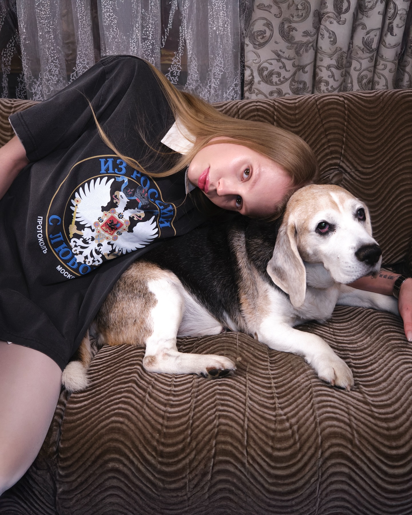 Protocolindex限定美式做旧短袖